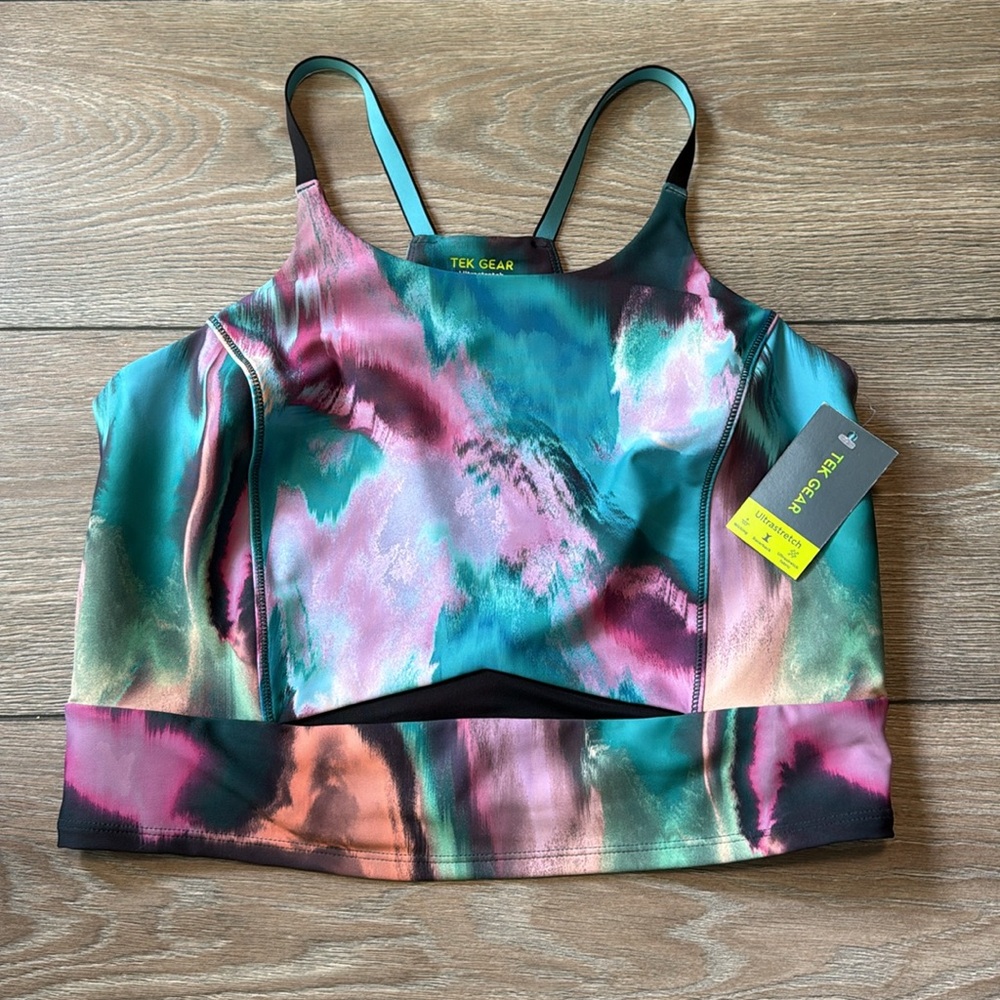 Tek Gear Multicolor Athletic Top